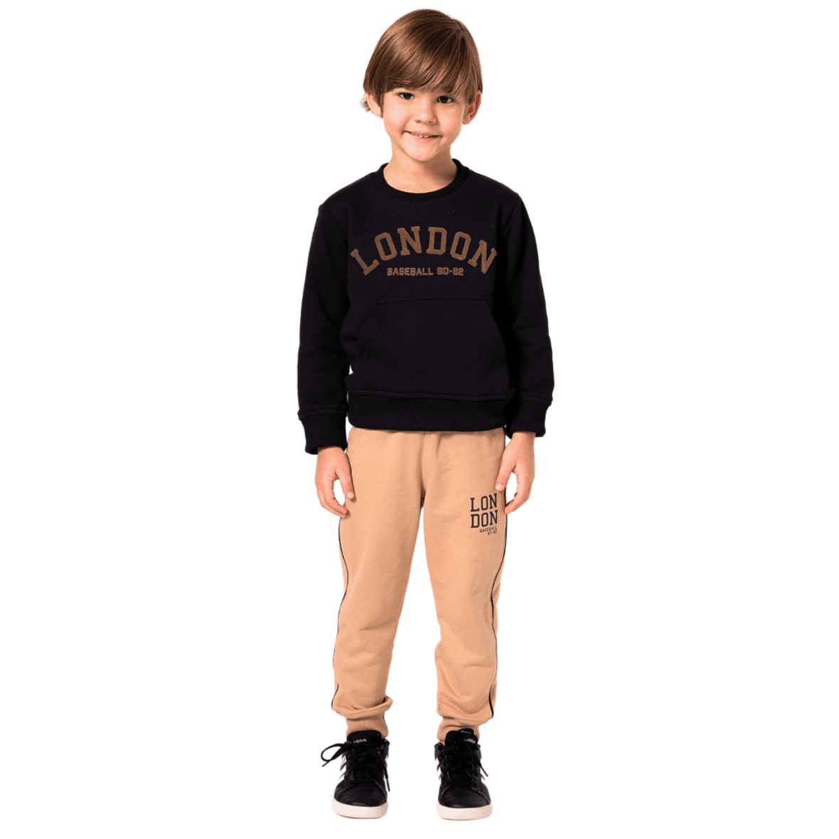 Conjunto Infantil Moletom London Banana Danger