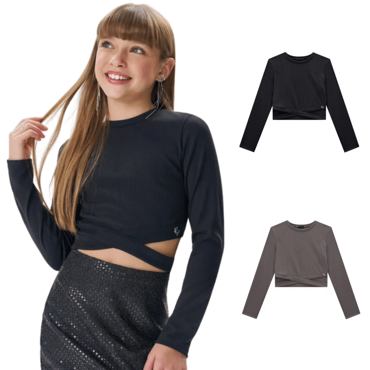 Blusa Juvenil em Ribana Vic&Vicky