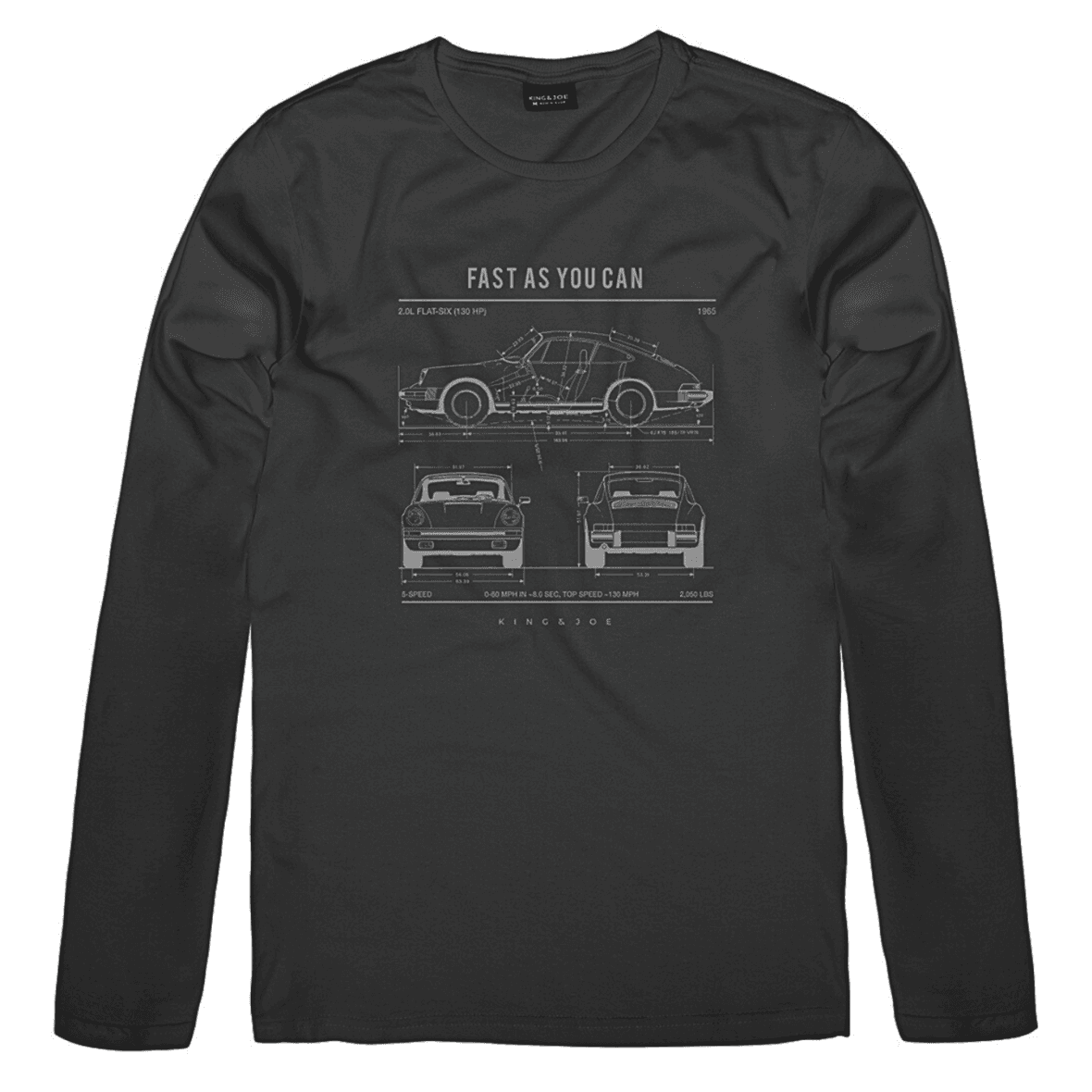 Camiseta Infantil Estampada Manga Longa King & Joe Play