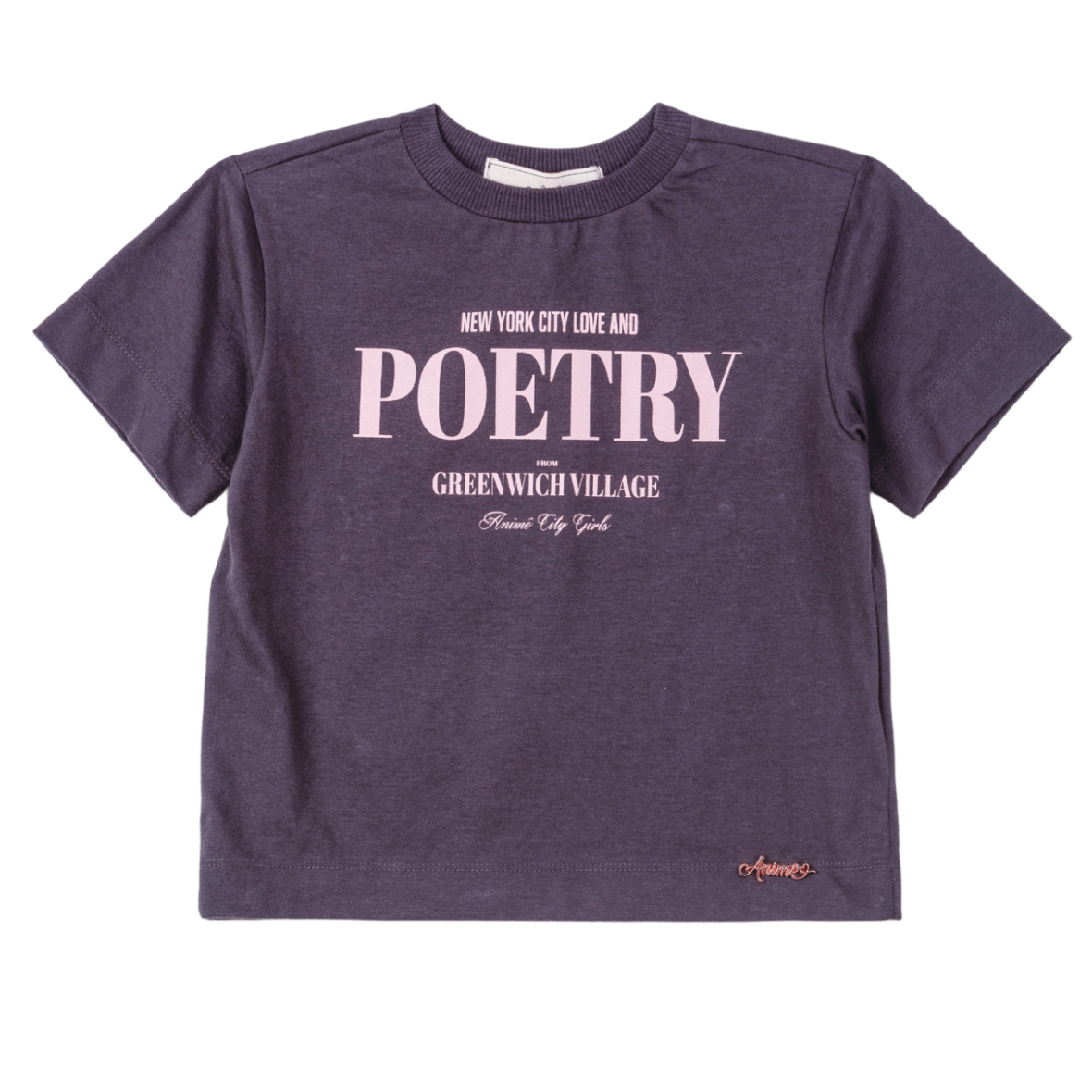 Blusa Infantil Grafite Escuro Animê