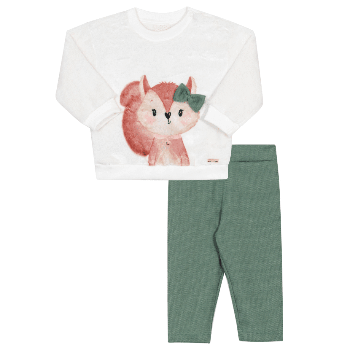 Conjunto Bebê Menina Amigos da Floresta Nini & Bambini