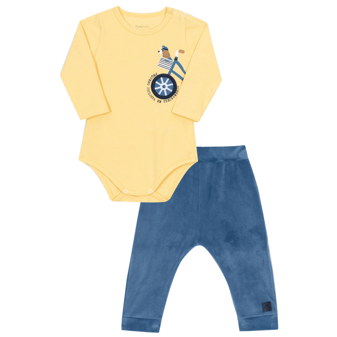 Conjunto Bebê Menino Brincadeiras Ao Ar Livre Nini & Bambini