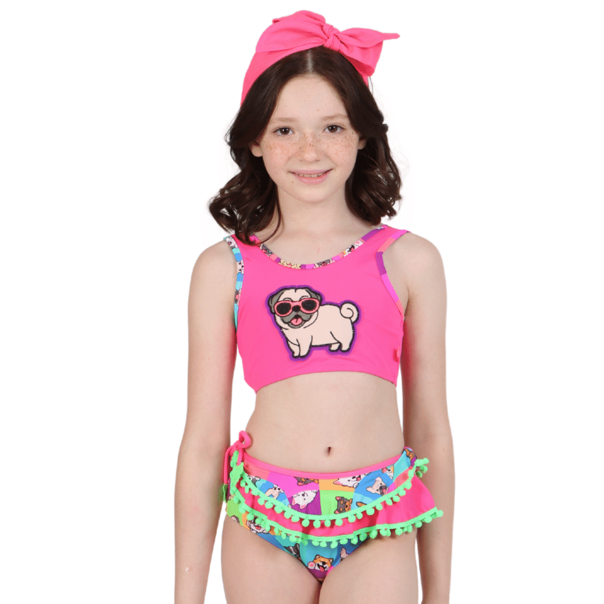 Biquini Infantil Cropped Funny Dog Siri Kids