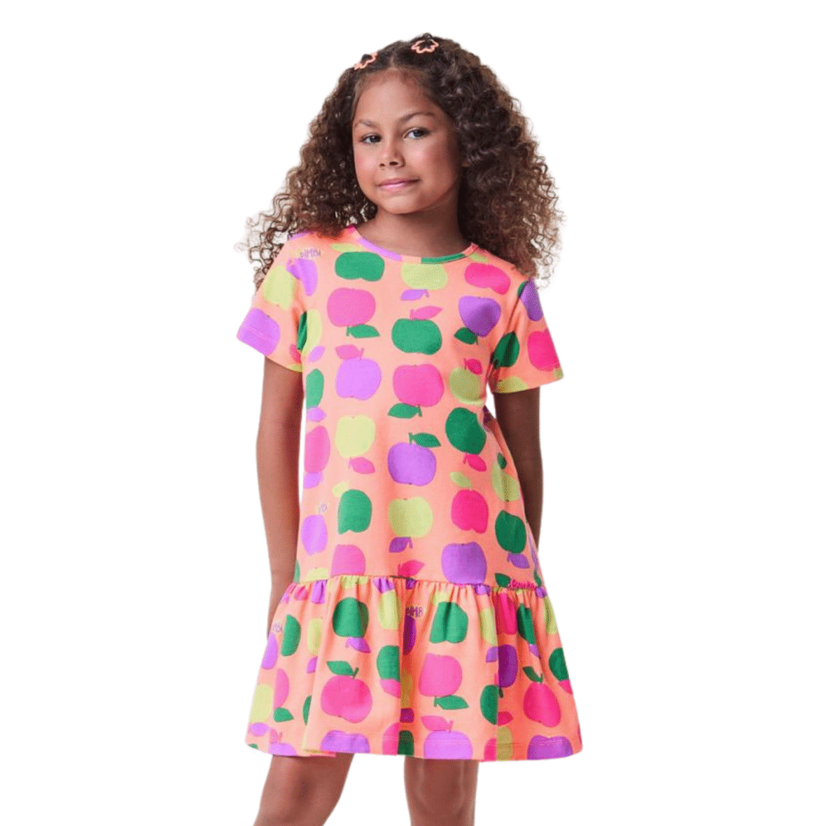 Vestido Infantil Maçãs Bimbi