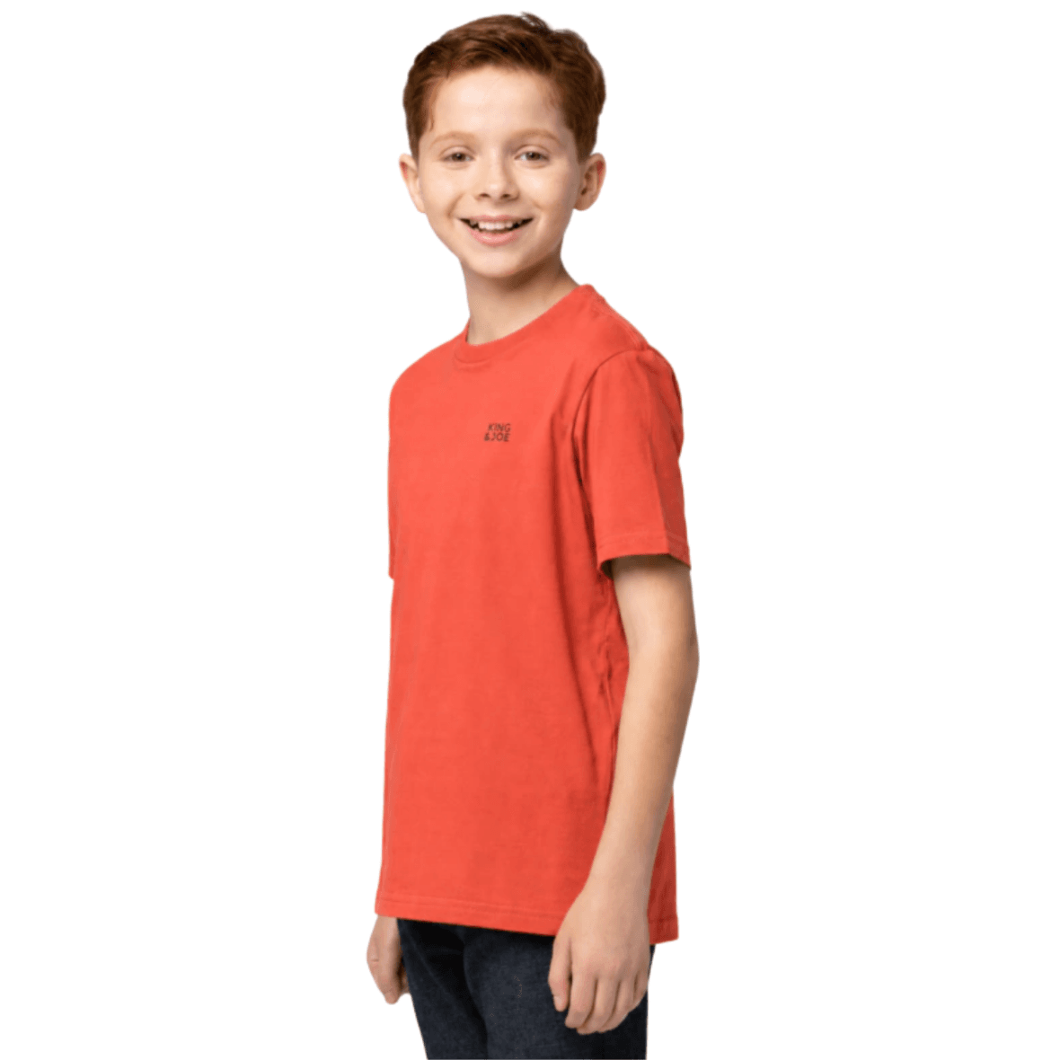Camiseta Infantil Básica Logotipo King & Joe Play