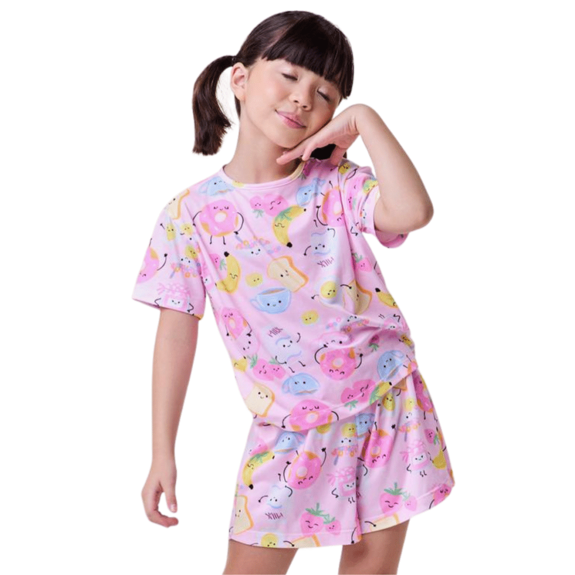 Pijama Infantil Estampado Docinhos Bimbi