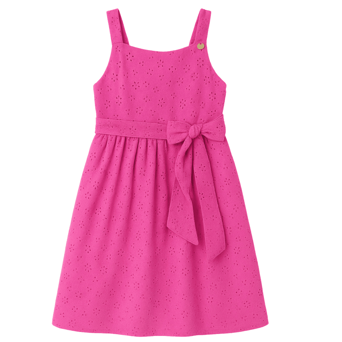 Vestido Infantil Laise Rosa Bimbi