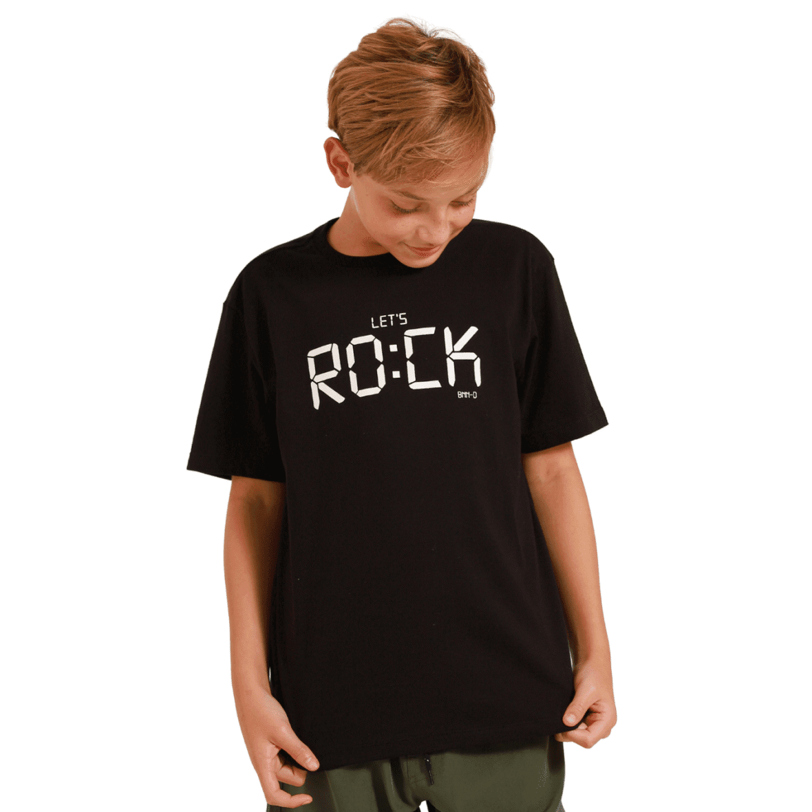 Camiseta Juvenil Creative Rock Banana Danger