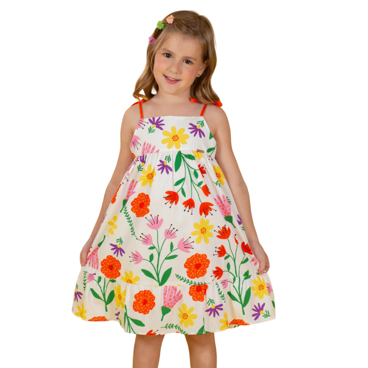 Vestido Infantil do Coração para as Mãos Maxi Precoce