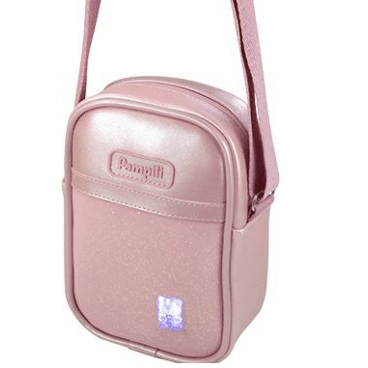Bolsa Infantil de Led Ursinho Rosa Pampili