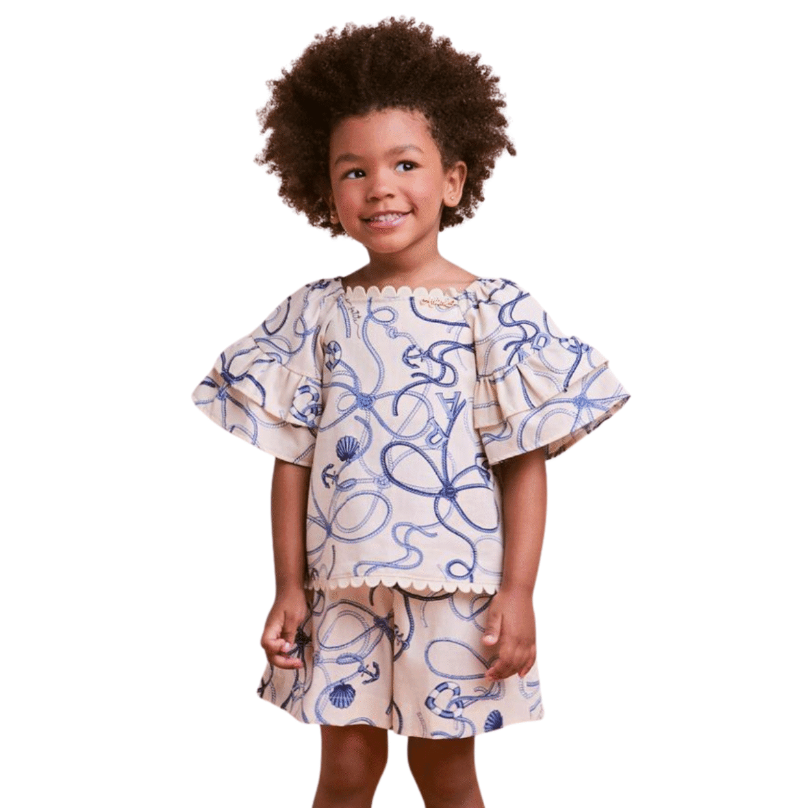 Conjunto Infantil Laços Animê