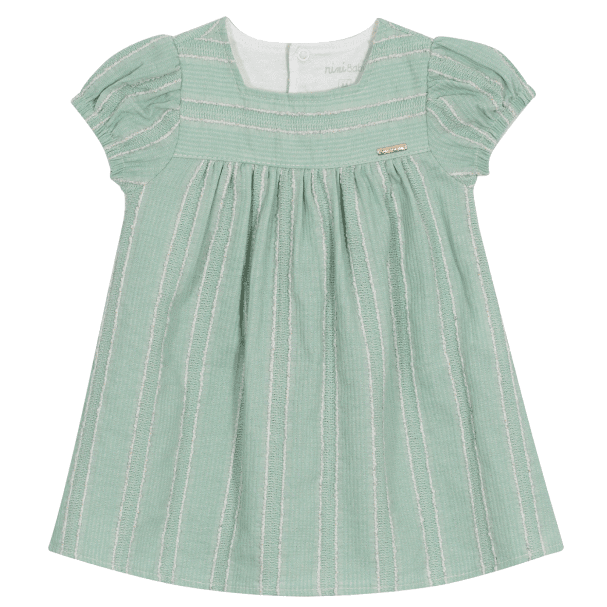 Vestido Bebê Menina Mundo das Flores Nini & Bambini