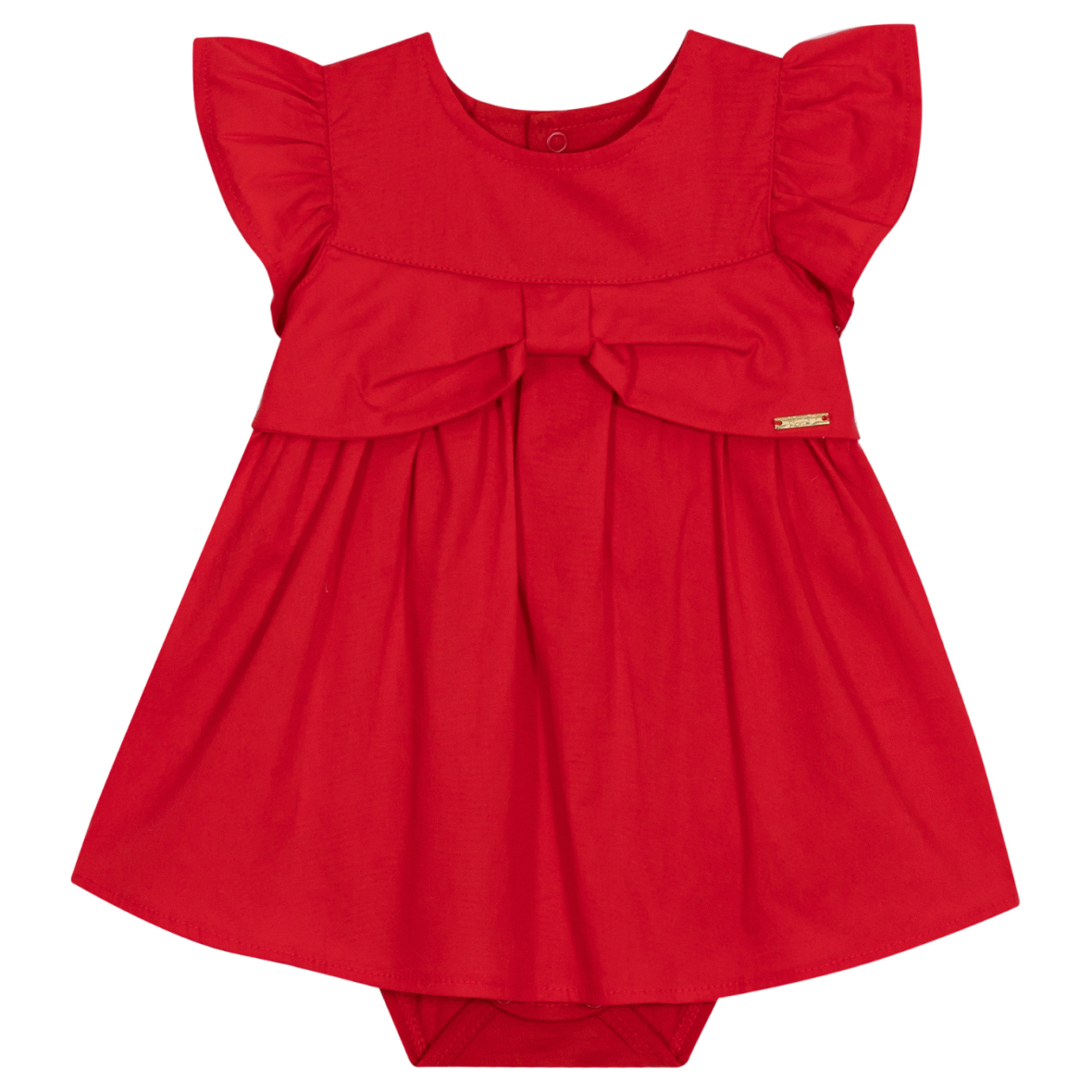 Vestido Bebê Menina Vermelho Nini & Bambini