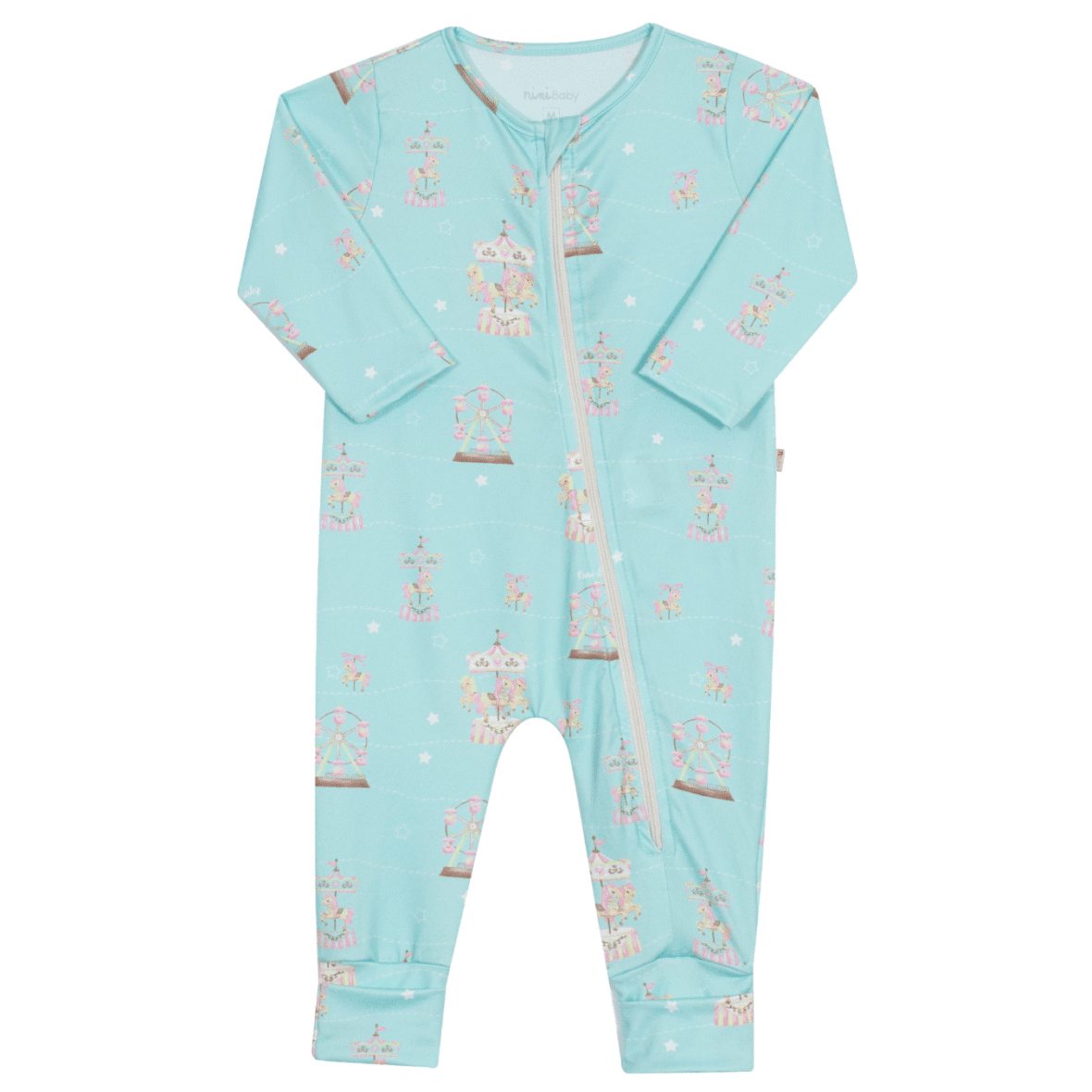 Macacão Bebê Menina Parque de Diversões Nini & Bambini