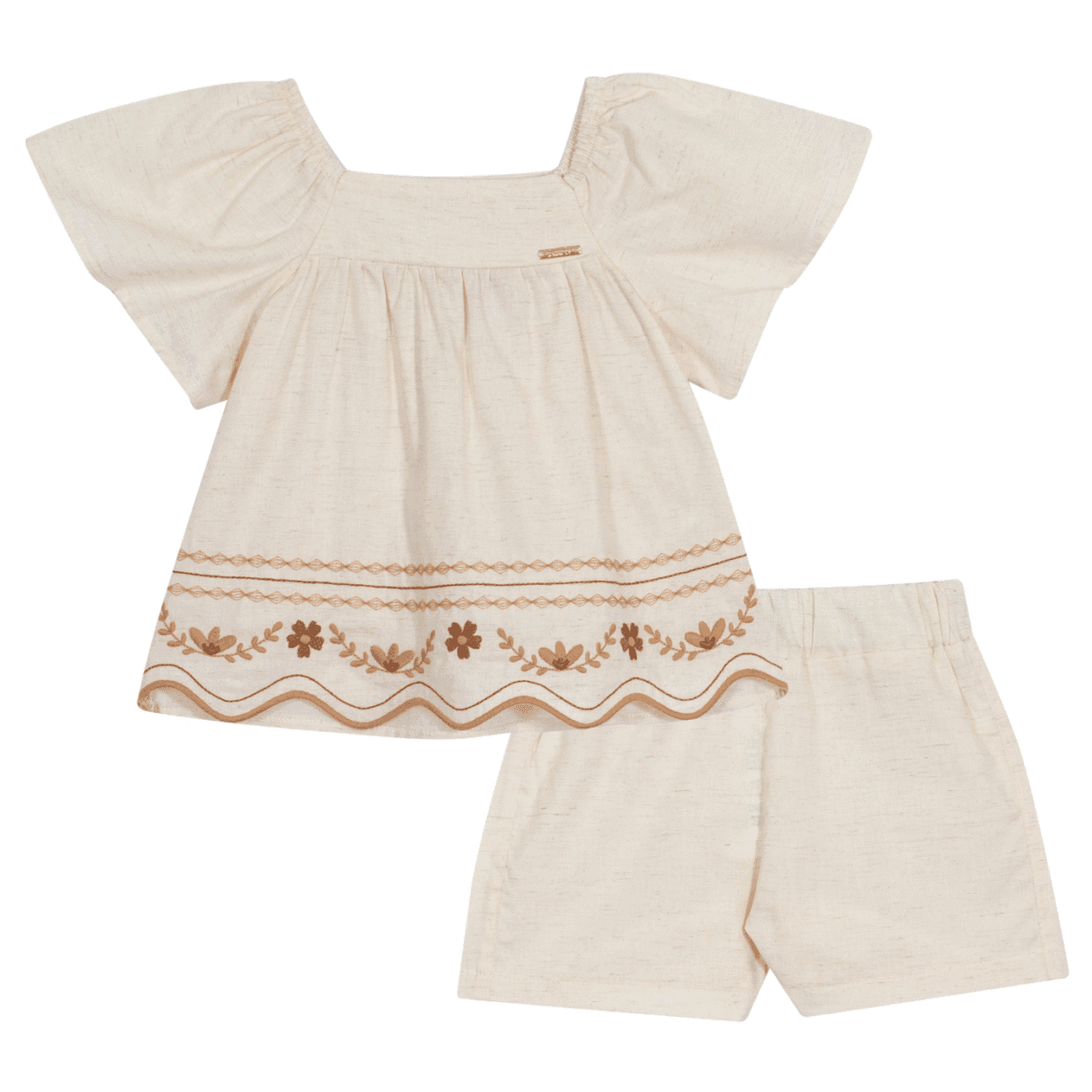 Conjunto Bebê Menina Espalhe Amor Nini & Bambini