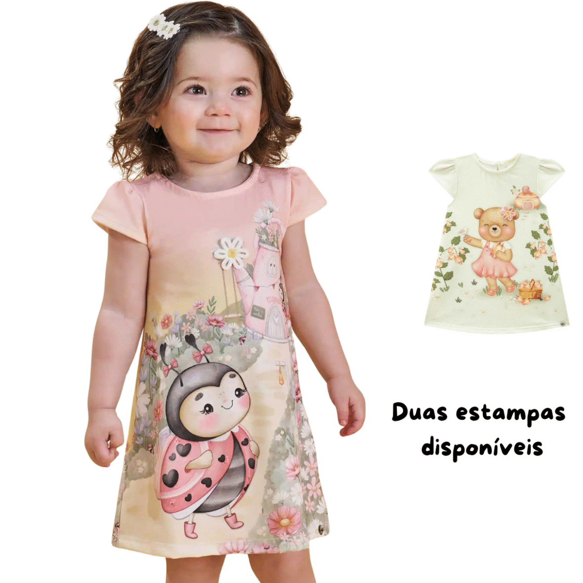 Vestido Infantil em Malha Fresh Infanti