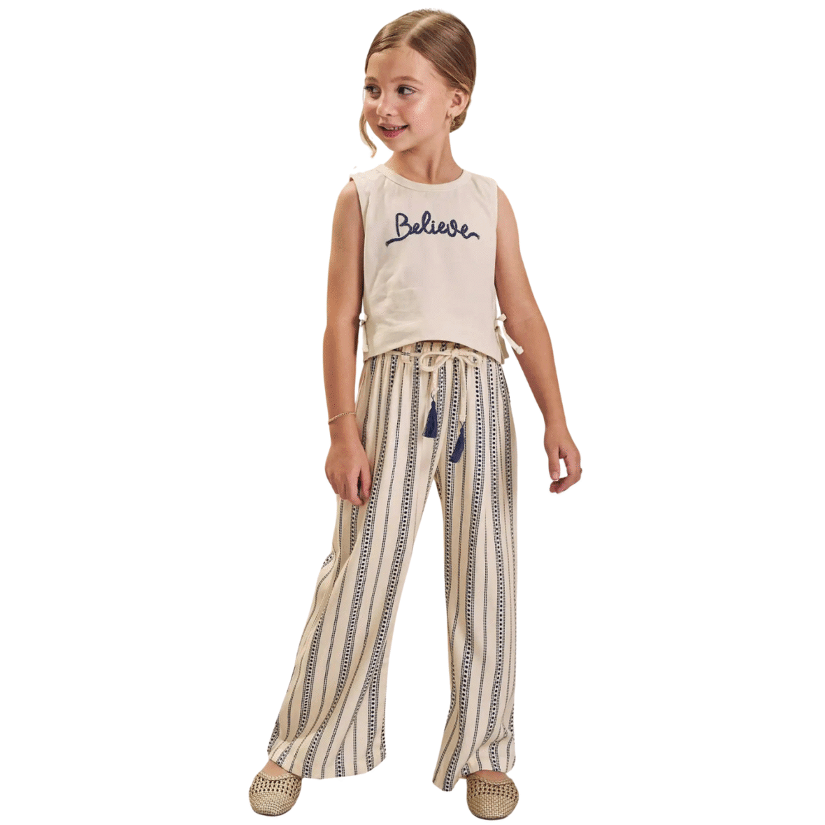 Conjunto Infantil Blusa e Calça em Viscose Infanti