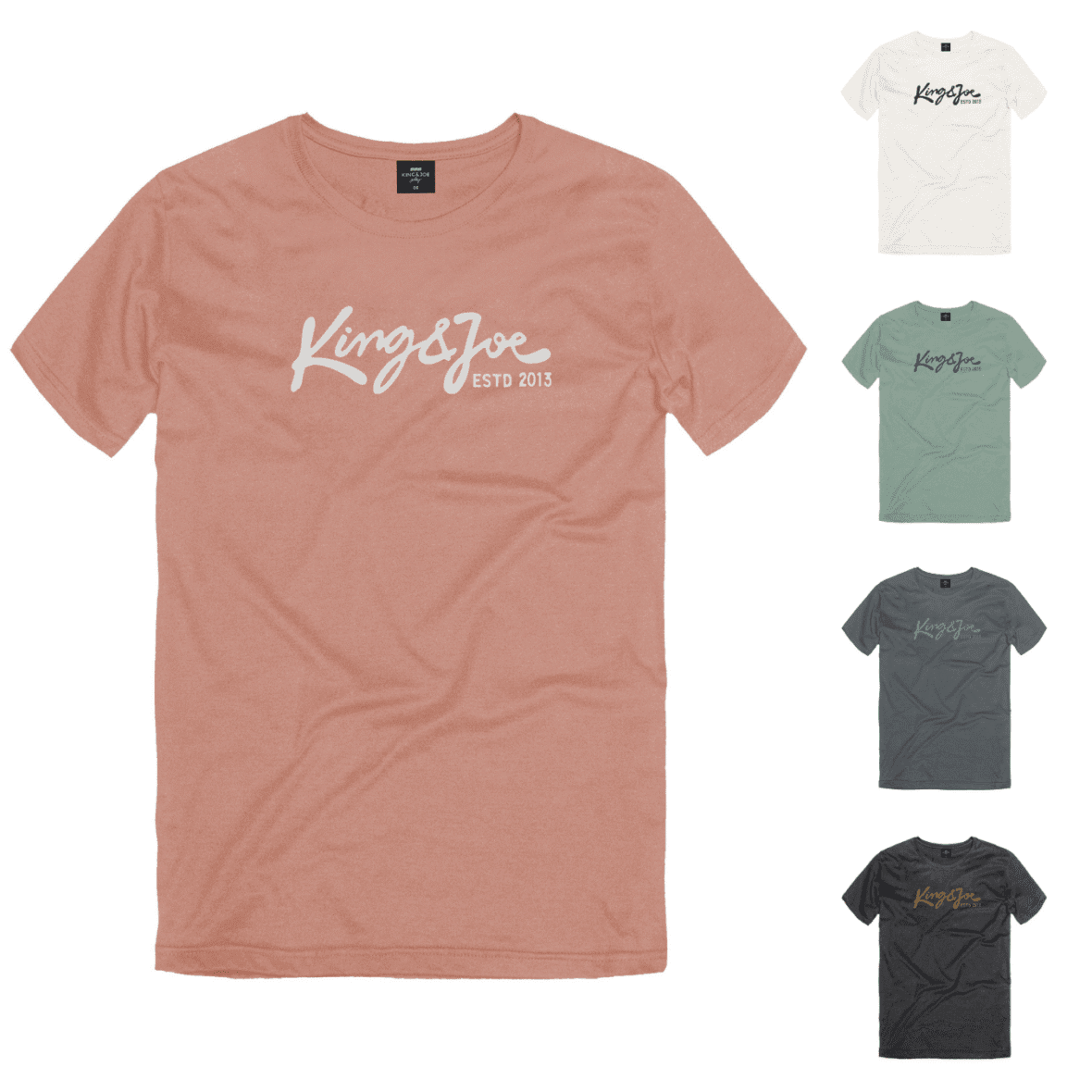 Camiseta Infantil Malha Logomania King & Joe Play