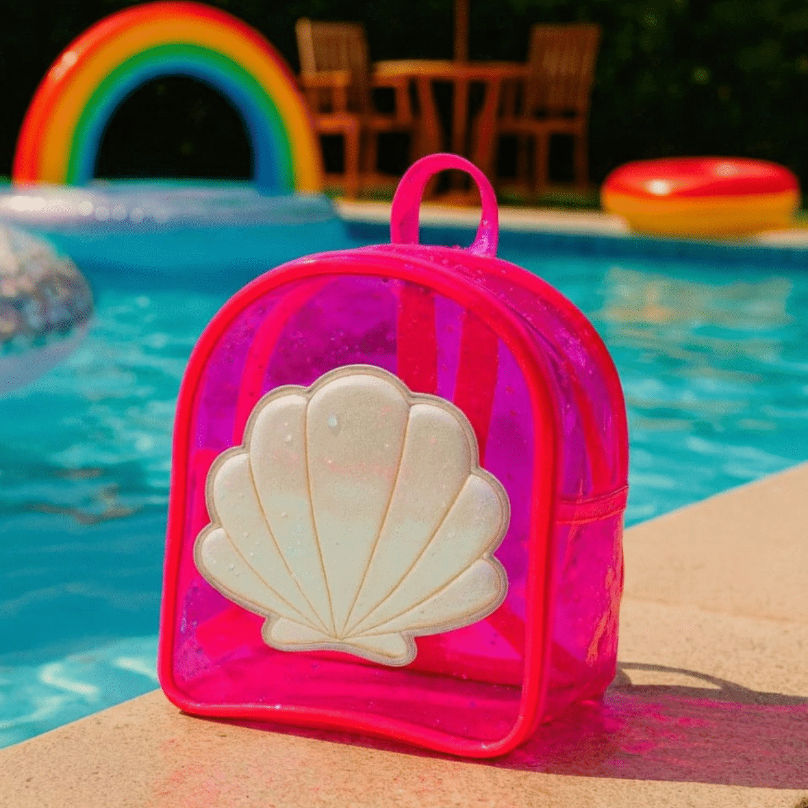 Mochila de Praia Summer Concha Pink Lika