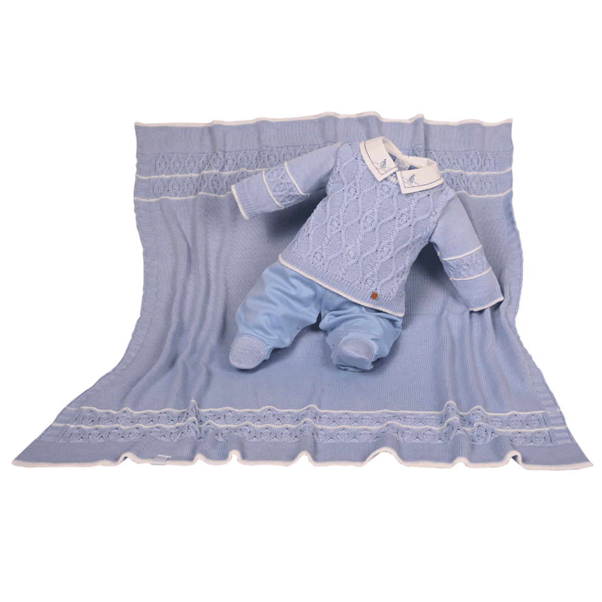 Kit Saída de Maternidade Tricot João Beth Bebê