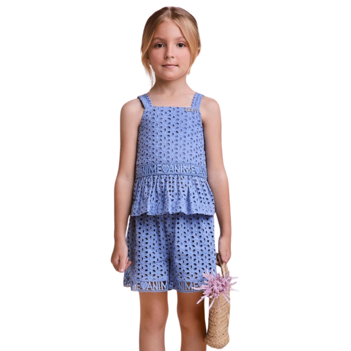 Conjunto Infantil de Laise com Peplum Animê