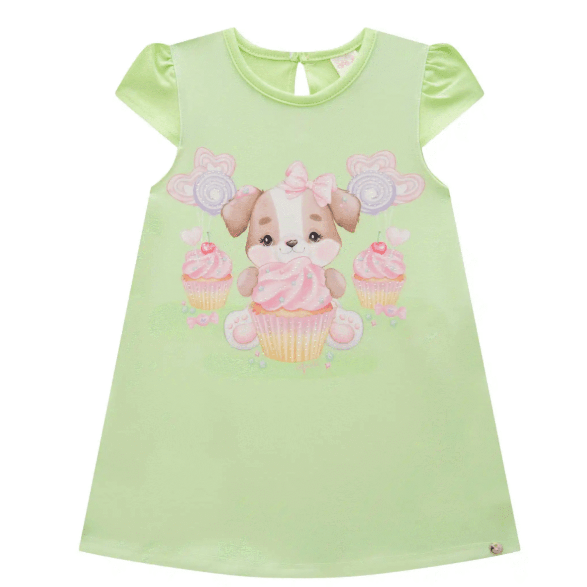 Vestido Infantil em Cotton Infanti