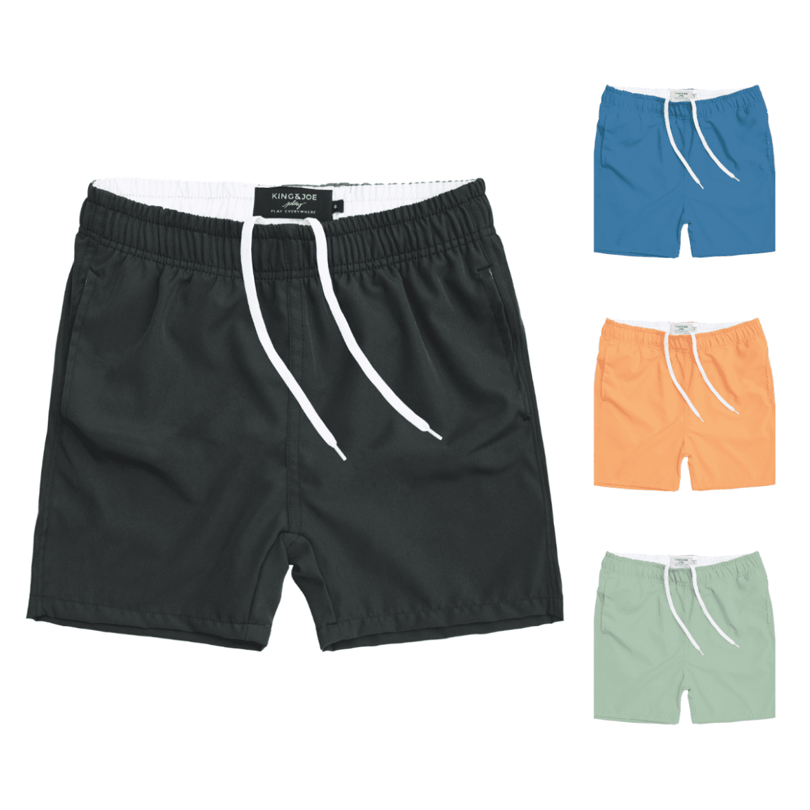 Short Infantil Nylon Flex Cores King & Joe Play
