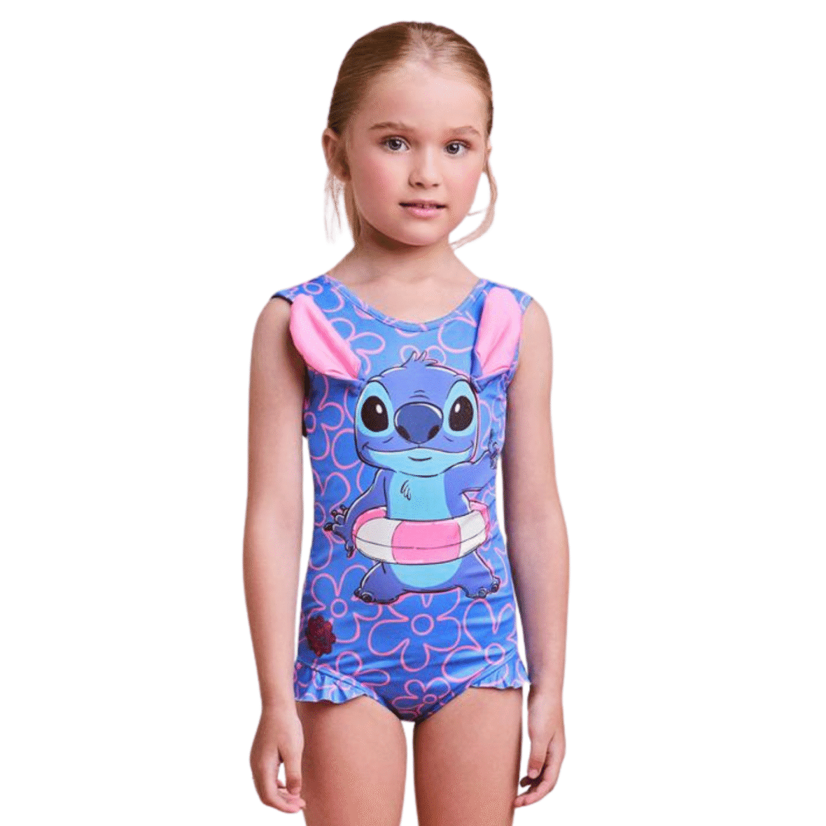 Maiô Infantil do Stitch com Orelhinhas Animê