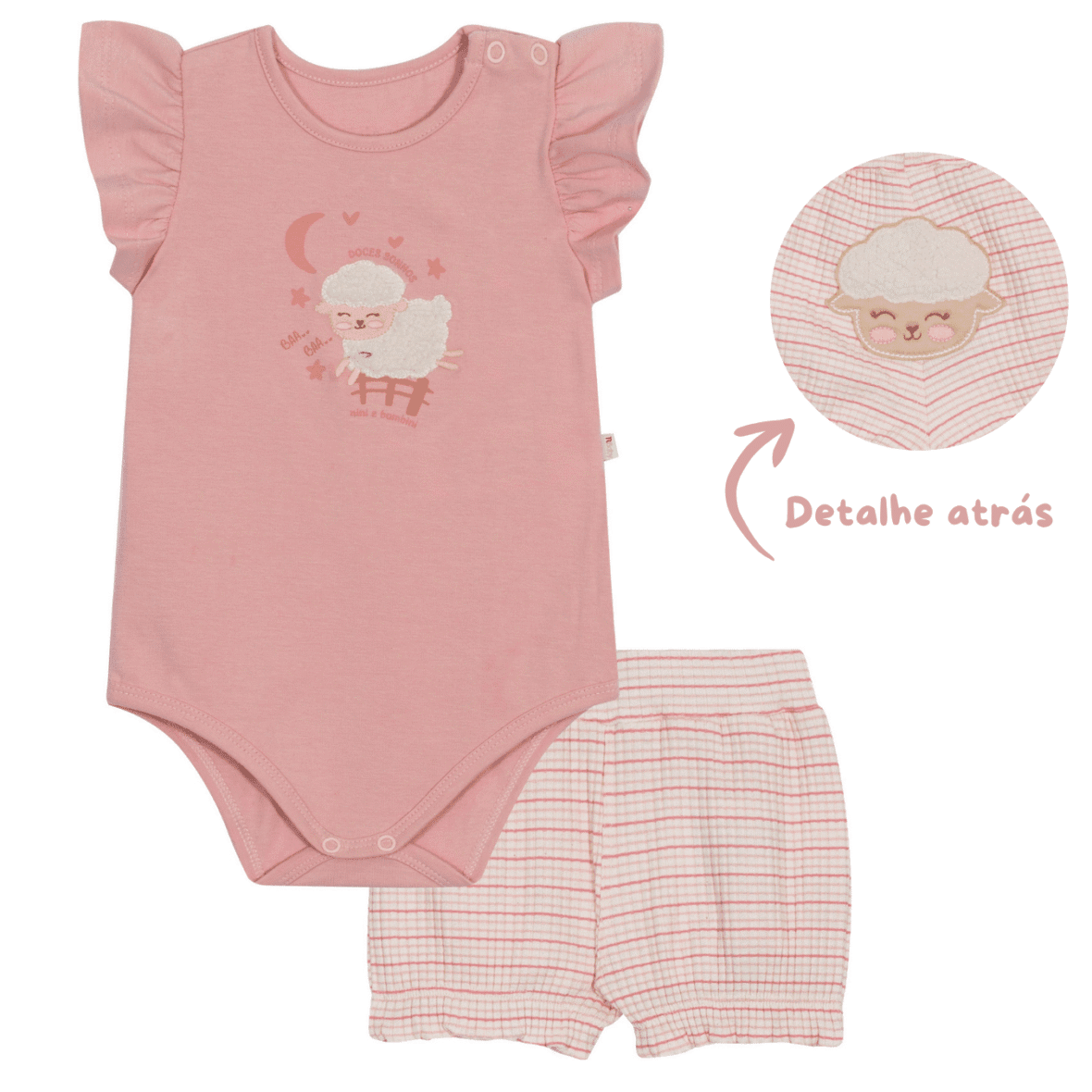 Conjunto Bebê Menina Mundo das Nuvens Nini & Bambini