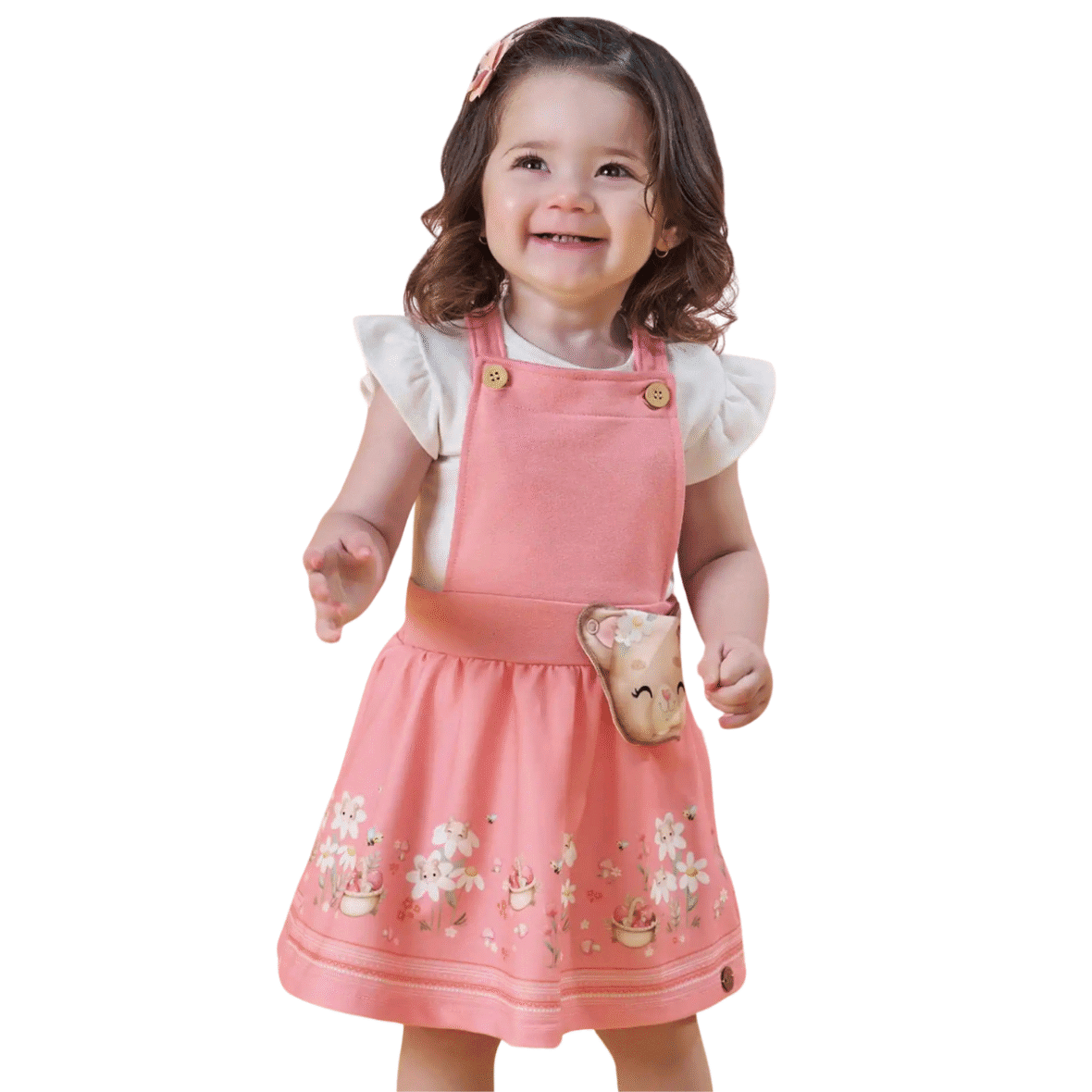 Salopete Infantil com Body Infanti