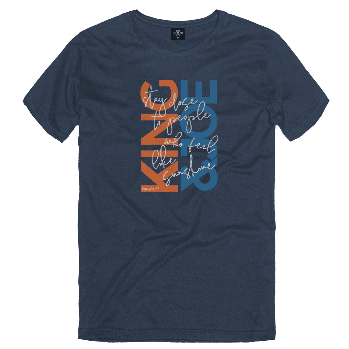 Camiseta Infantil Malha Stay Close King & Joe Play