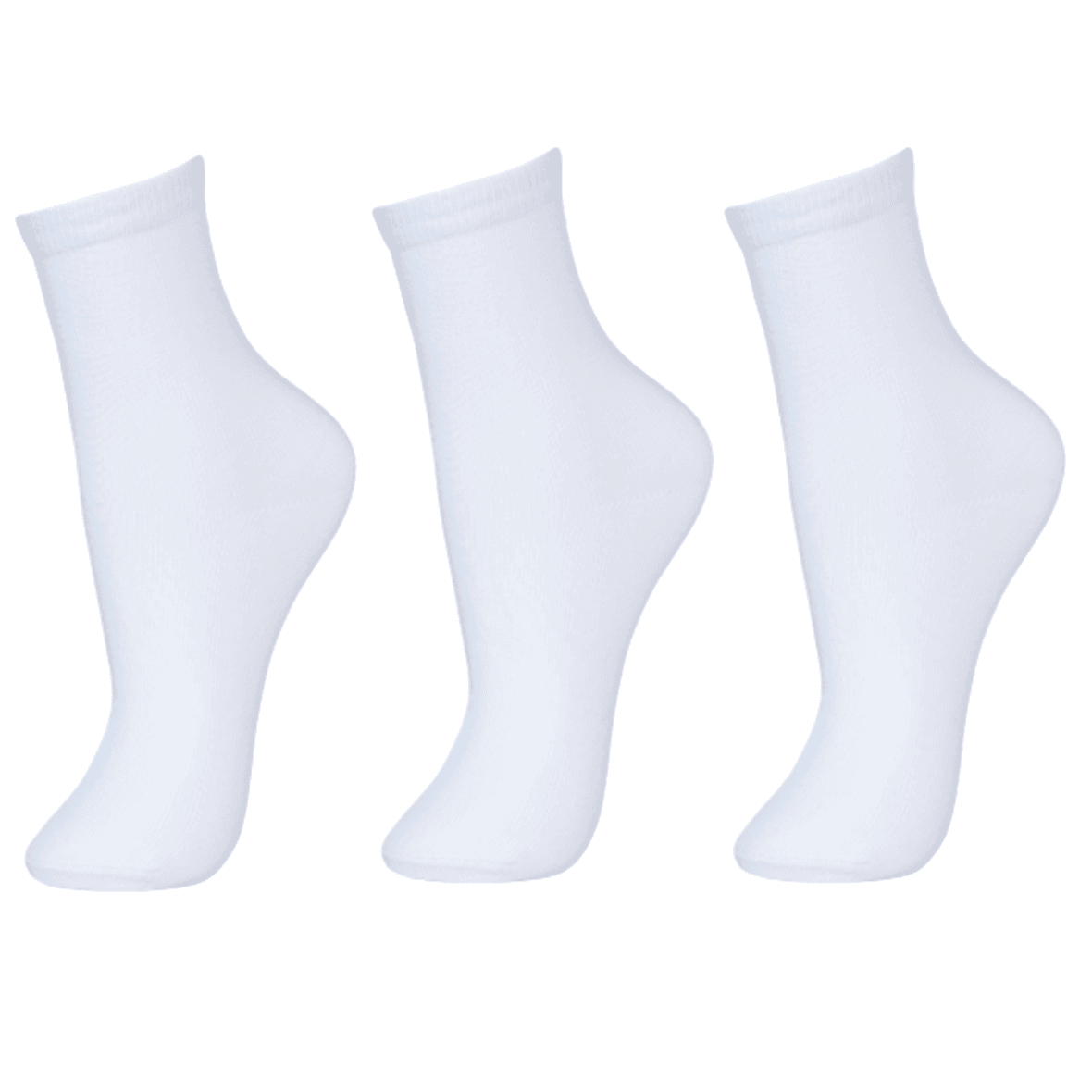 Kit com 3 Meias Unissex Kids Lisas Puket