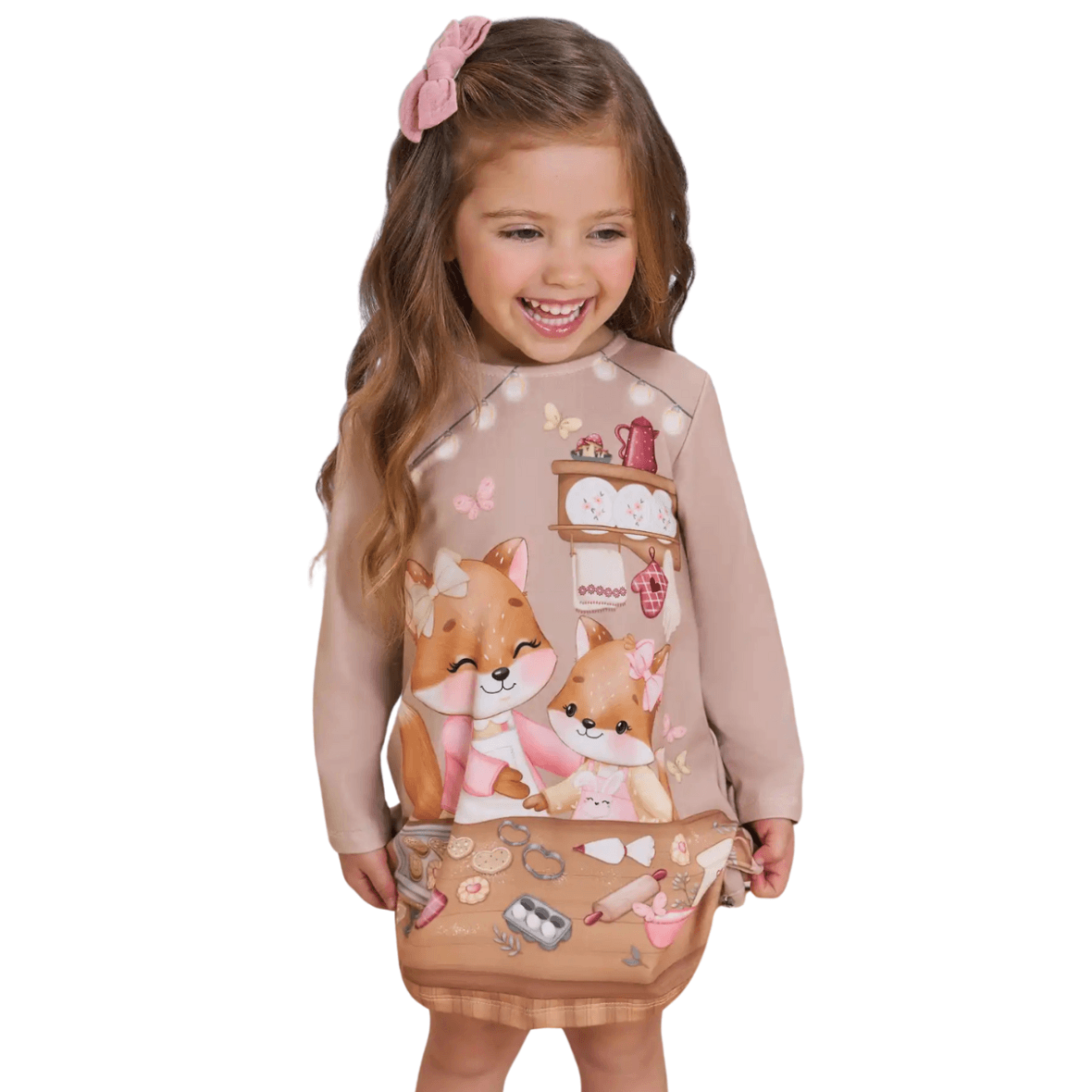 Vestido Infantil em Malha Comfy Infanti