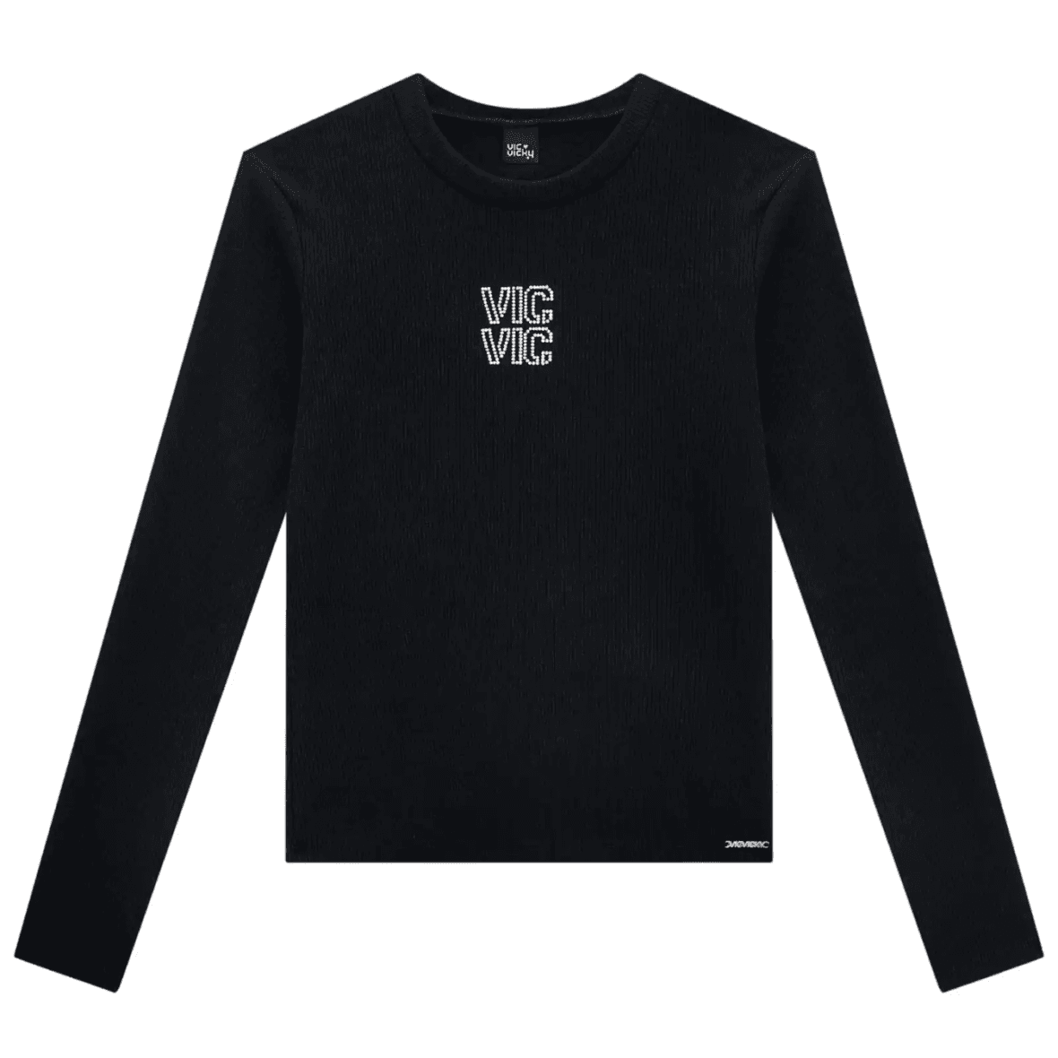 Blusa Juvenil em Canelado Liz Vic&Vicky