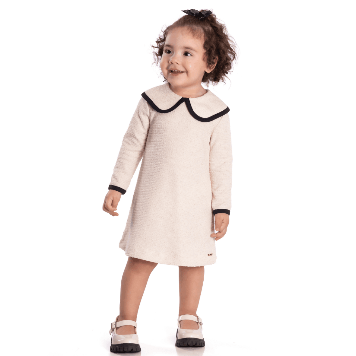 Vestido Bebê Menina em Tweed Nini & Bambini