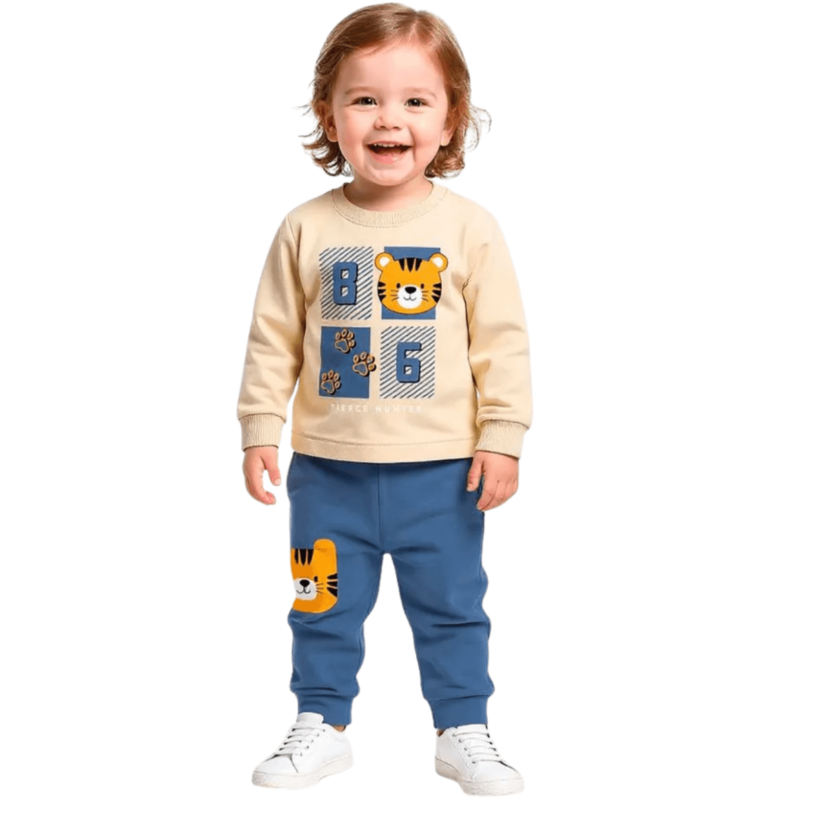 Conjunto Infantil Moletom Tigre Kyly