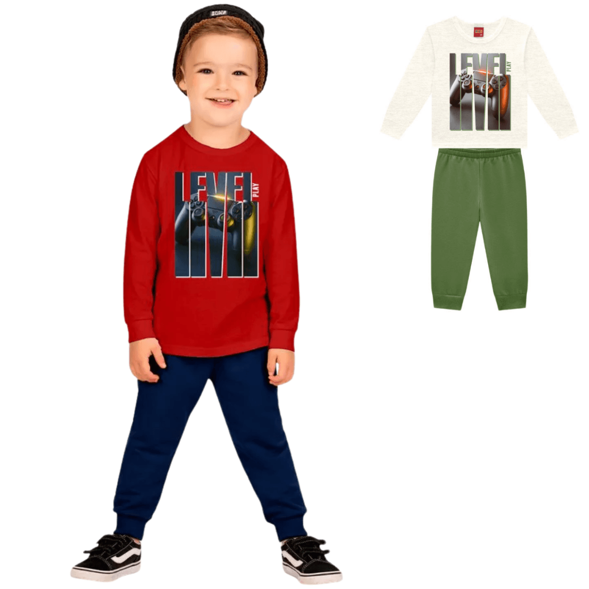 Conjunto Infantil Moletinho Game Kyly