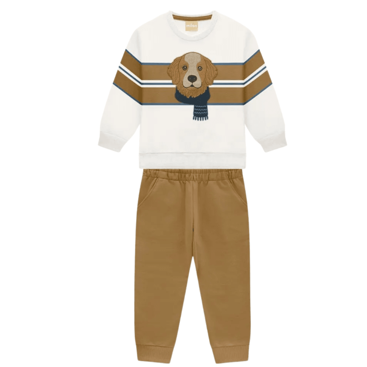 Conjunto Infantil Moletom Cachorrinho Milon