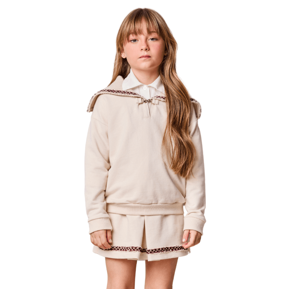 Conjunto Infantil Gola Tricô Animê