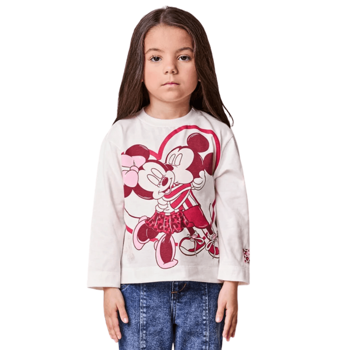 Blusa Infantil Casal Mouse Cherry Animê