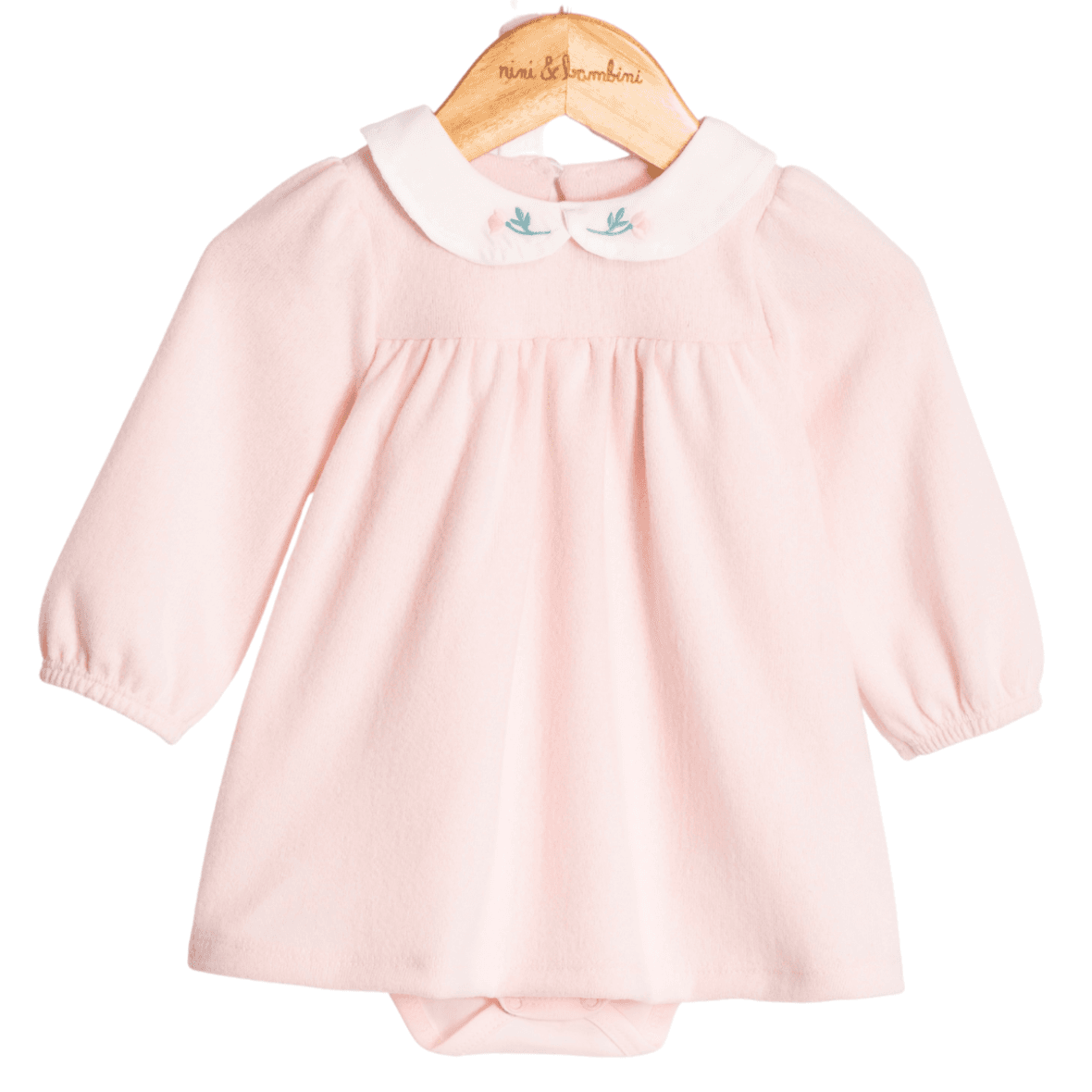 Vestido Bebê em Malha Tricô Florescer Nini & Bambini
