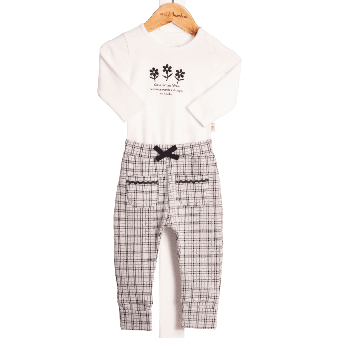 Conjunto Bebê Menina Flores Para Você Nini & Bambini