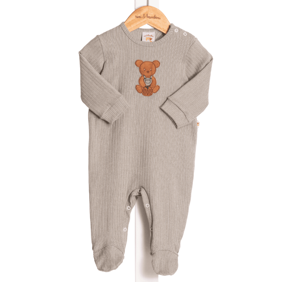 Macacão Bebê Menino Brincadeirta de Urso Nini & Bambini