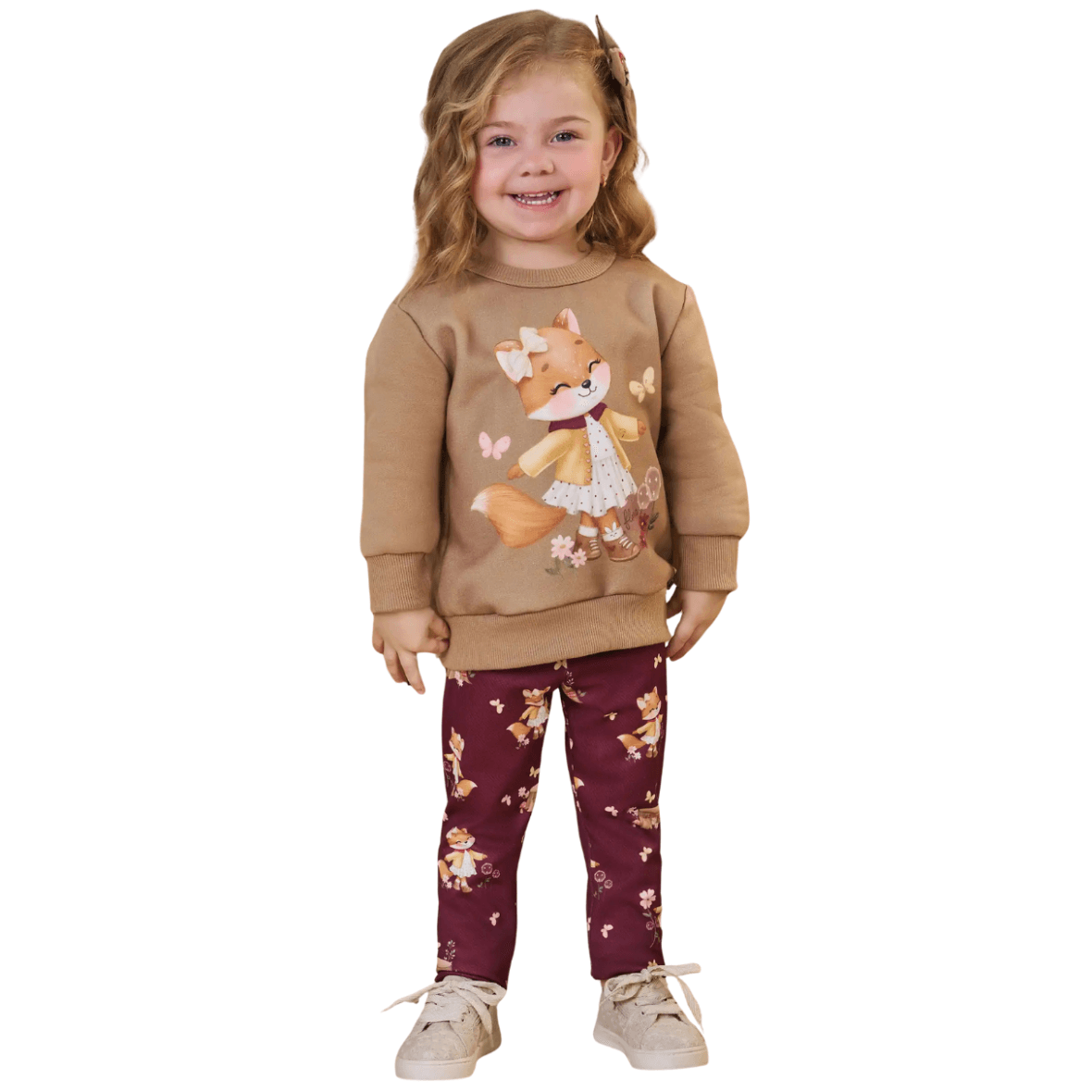 Conjunto Infantil em Moletom e Legging Termoskin Infanti
