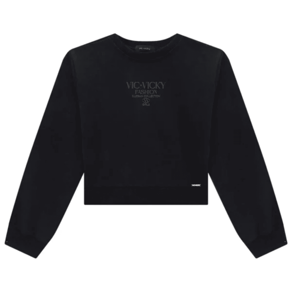 Blusão Juvenil Boxy Over em Moletinho Vic&Vicky
