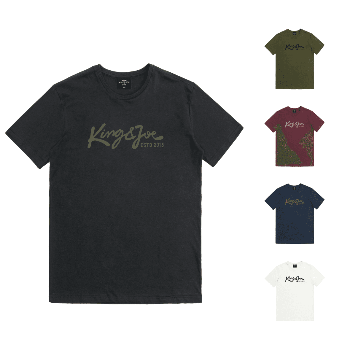 Camiseta Infantil Malha King & Joe Play