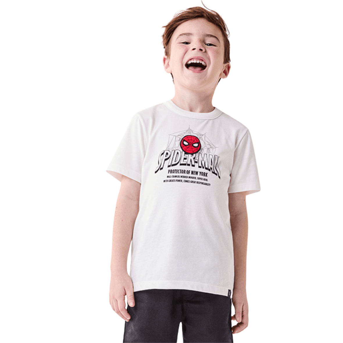 Camiseta Infantil Homem Aranha Bimbi