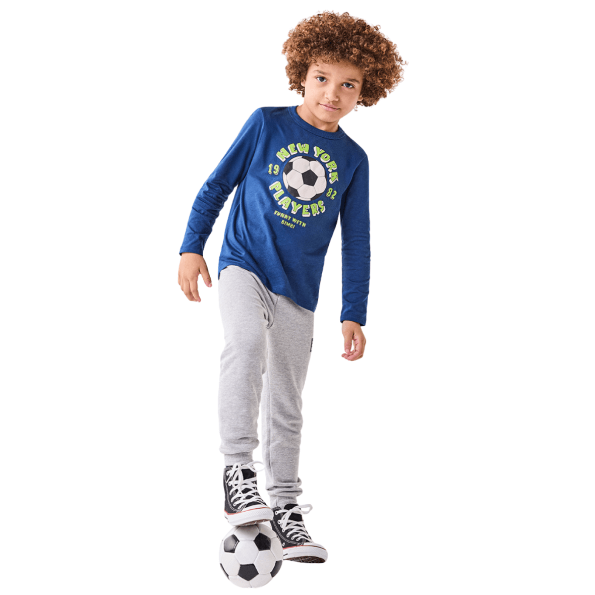 Conjunto Infantil New York Players Futebol Bimbi
