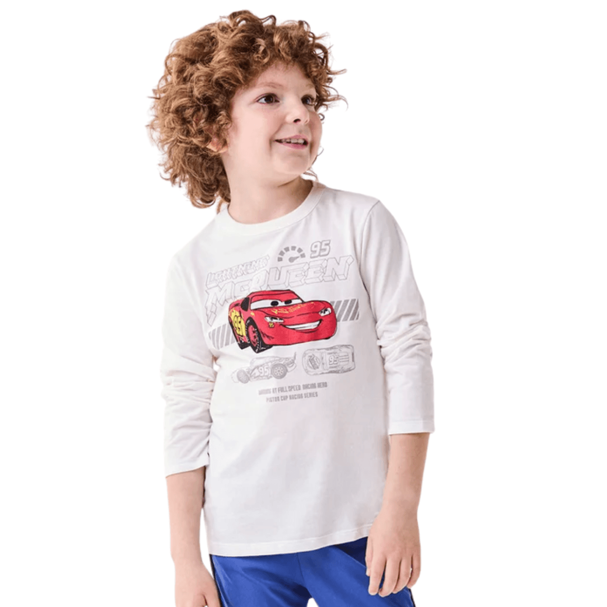 Camiseta Infantil Relâmpago McQueen Bimbi