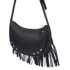 Bolsa Infantil Boho com Franja Preta Pampili